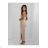 Women's Plus Size (42-46) Long Elegant Party Sleeveless Dress POLISH FASHION PMLBC23265-10 beige XS/S