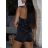 Women's short denim jumpsuit (S/M ONE SIZE) ITALIAN FASHION IMM24M8759