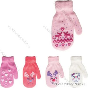 Infant Boys Knitted Knitted Mittens (0-12 Fingers) YO R-115A / GIR
