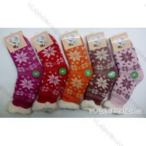 Socks insulated with cotton. thermo women (35-42) AMZF PB-758
