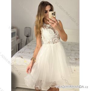 Women's Elegant Sleeveless Short Prom Party Dress (S/M ONE SIZE) ITALIAN FASHION IMM22PL19801KR