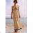 Satin Women's Long Summer Strapless Dress (S / M / L ONE SIZE) ITALIAN FASHION IMM22694