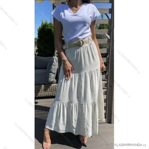 Women's Long Tulle Skirt (S/M ONE SIZE) ITALIAN FASHION IMWB233518