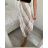 Women's Medium Length Satin Skirt (S/M ONE SIZE) ITALIAN FASHION IMM23UN6886