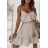 Carmen summer chiffon summer dress (S / M ONE SIZE) ITALIAN FASHION IMWA222561