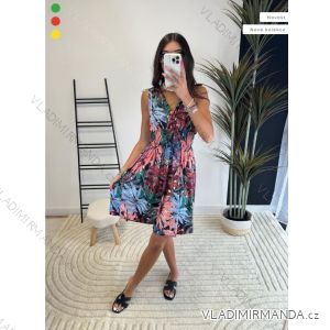 Women's Long Chiffon Short Sleeve Dress (S/M ONE SIZE) ITALIAN FASHION IMWGS231048