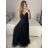 Women's Strapless Long Party Dress (S/M ONE SIZE) ITALIAN FASHION IMPSH2360055 purple S / M