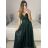 Women's Strapless Long Party Dress (S/M ONE SIZE) ITALIAN FASHION IMPSH2360055 purple S / M