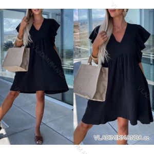 Women's Long Sleeve Hoodie Dress (S / M ONE SIZE) ITALIAN FASHION IMWA216095