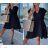 Women's Long Sleeve Hoodie Dress (S / M ONE SIZE) ITALIAN FASHION IMWA216095