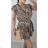 Women's Long Sleeve Hoodie Dress (S / M ONE SIZE) ITALIAN FASHION IMWA216095