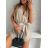 Women's Long Sleeve Hoodie Dress (S / M ONE SIZE) ITALIAN FASHION IMWA216095