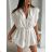 Women's Long Sleeve Hoodie Dress (S / M ONE SIZE) ITALIAN FASHION IMWA216095