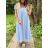 Women's Long Sleeve Hoodie Dress (S / M ONE SIZE) ITALIAN FASHION IMWA216095