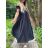 Women's Long Sleeve Hoodie Dress (S / M ONE SIZE) ITALIAN FASHION IMWA216095