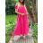 Women's Long Sleeve Hoodie Dress (S / M ONE SIZE) ITALIAN FASHION IMWA216095