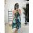 Women's Long Chiffon Short Sleeve Dress (S/M ONE SIZE) ITALIAN FASHION IMWGS231048