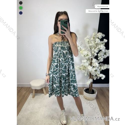 Women's Long Chiffon Short Sleeve Dress (S/M ONE SIZE) ITALIAN FASHION IMWGS231048