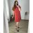 Women's Plus Size Short Sleeve Oversize Dress (46/50 ONE SIZE) ITALIAN FASHION IMBM24077