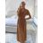 Women's summer icecool dress with sleeve (M/L, XL/2XL) AINUOSI ITALIAN FASHION IMB232103