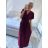 Women's summer icecool dress with sleeve (M/L, XL/2XL) AINUOSI ITALIAN FASHION IMB232103