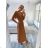 Women's summer icecool dress with sleeve (M/L, XL/2XL) AINUOSI ITALIAN FASHION IMB232103
