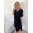 Women's Elegant Glitter Long Sleeve Dress (S/M/L/XL ONE SIZE) ITALIAN FASHIONIMBM230501