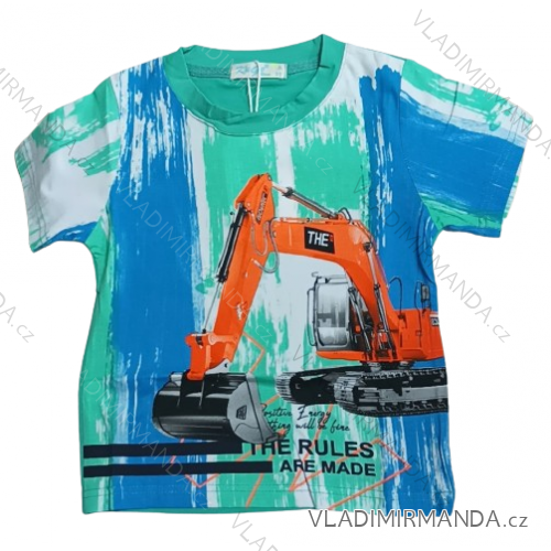 T-shirt short sleeve children's boys (98-128) KUGO HC9343