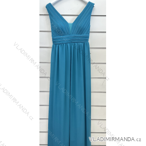 Women's Long Strapless Sequin Party Dress (S/M ONE SIZE) ITALIAN FASHION IMPSH233348