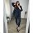 Women's Long Chiffon Short Sleeve Dress (S/M ONE SIZE) ITALIAN FASHION IMWGM23456 5XL black