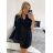 Women's Summer Cotton Short Sleeve Dress (S/M ONE SIZE) ITALIAN FASHION IM722253 S/M white