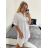 Women's 3/4 Long Sleeve Shirt Dress (S/M/L ONE SIZE) ITALIAN FASHION IM724031