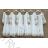 Women's Long Chiffon Short Sleeve Dress (S/M ONE SIZE) ITALIAN FASHION IMWGS231048 S / M white