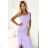 317-5 One shoulder long dress - light heather