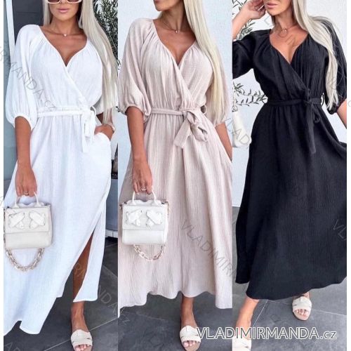 Dress oversize short sleeve womens (UNI S-L) ITALIAN FASHION IMD20187