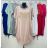 Long Sleeve Hooded Short Sleeve Women Plus Size Tunic (52/54/56 ONE SIZE) ITALIAN FASHION IM424359
