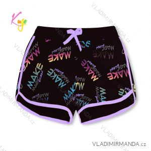 Kraťas shorts with sequins baby teen girl (98-128) KUGO K627