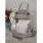 Women's backpack (34x32cm) TESSRA HANDBAGS TES23CSPSL03 ONE SIZE white