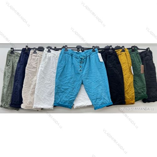 Shorts Shorts Stretch Women's Plus Size (2XL/3XL/4XL ONE SIZE) ITALIAN FASHION IM424KEJSY