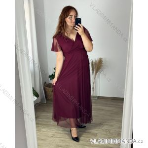 Dress Long Elegant Party Short Sleeve Women's Plus Size (2XL-4XL) ITALIAN FASHION IMPSH233589V