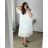 Women's Plus Size Lace Summer Short Sleeve Dress (XL/2XL/3XL ONE SIZE) ITALIAN FASHION IMB23HIPP