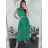 Women's Sleeveless Sequin Velvet Long Party Dress (S/M ONE SIZE) ITALIAN FASHION IMWB233931 žlutá S / M