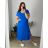 Women's Plus Size Summer Short Sleeve Dress (54/56/58 ONE SIZE) ITALIAN FASHION IM424357