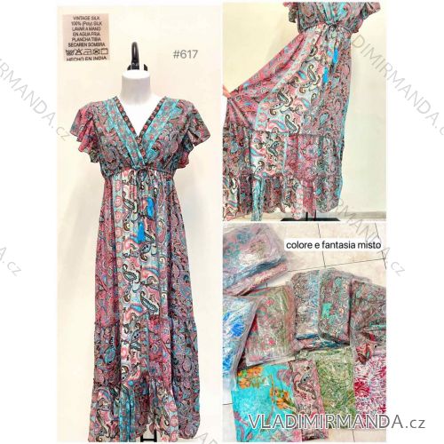 Women's Long Sleeve Summer Shirt Dress (S/M/L ONE SIZE) INDIAN FASHION IMWY23123