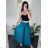 Women's Summer Long Harem Pants (42/44/46 ONE SIZE) ITALIAN FASHION IM424361 dark pink S / M