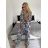 Women's summer tunic set long sleeve and skirt long polka dot (uni s / m) ITALIAN FASHION IMM20118