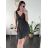 Women's icecool sleeveless summer dress (M/L, XL/2XL) AINUOSI ITALIAN FASHION IMB23XJ-1110