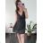 Women's icecool sleeveless summer dress (M/L, XL/2XL) AINUOSI ITALIAN FASHION IMB23XJ-1110