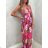 Women's Long Summer Flip Flops Carmen Jumpsuit (S/M/L ONE SIZE) ITALIAN FASHION IMWCH24600