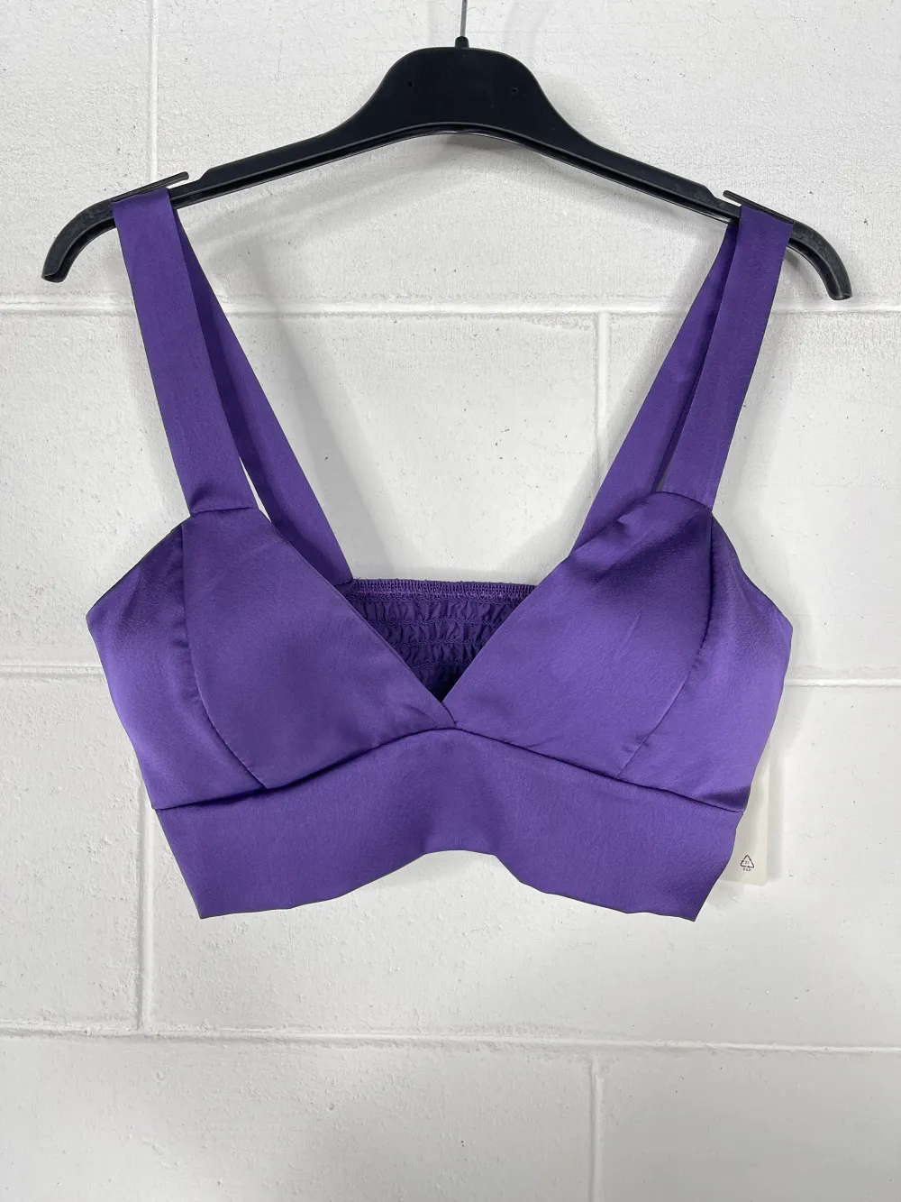 Women's strapless crop top (S/M ONE SIZE) ITALIAN FASHION IMPBB23B10977 fialová purpurová S / M